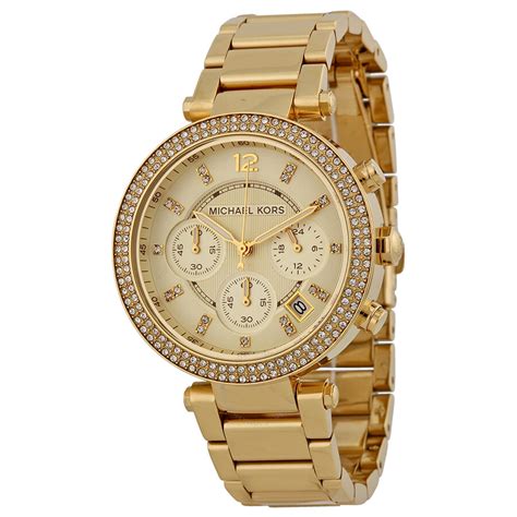 michael kors parker two tone stainless steel watch|Michael Kors parker mk5354.